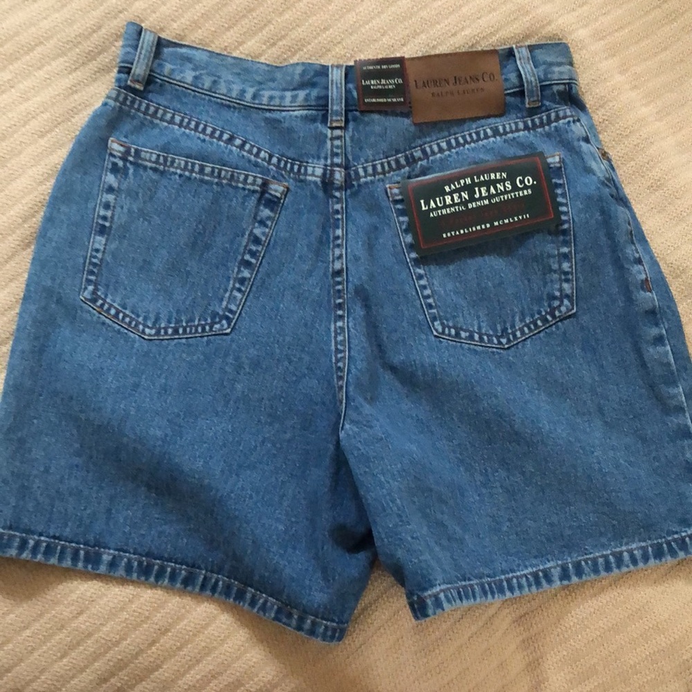 Ralph Lauren Blue Jean Shorts - Picture 2 of 2